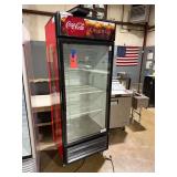 True GDM-26-LD 30" Black Refrigerated Glass Door Merchandiser