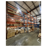 (7x) Sections of 18' Pallet Racking
