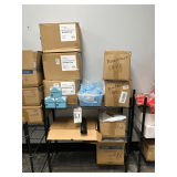 Shelf of Disposable Aprons & Hair Nets