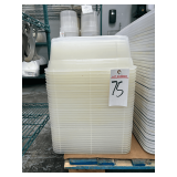 Stack of Sterilite 41qt. Container Bases