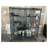 Parts Supply Cage on Casters