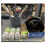 Garden Supplies: Landscape Edging, Garden Border Fencing, Stakes, Burlap Rolls