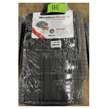 WeatherTech 4-Piece Trim-to-Fit Floor Mat Set, Black, #11AVMSB