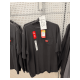 (3x) Milwaukee Short & Long Sleeve Pocket T-Shirts: Black & Gray , Size XL, Odor Control