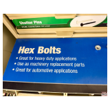 Massive Hardware Grouping: Hillman, Hex, Carriage, & Furniture Bolts, Socket Cap Screws, Pocket Screws, Knobs, Assorted Nuts & More ( Includes Labeled Bins)
