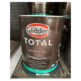 (7x) Glidden Total Exterior Paint and Primer: Flat, Midtone Base, 1 Gallon
