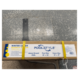 PoolStyle Quartz 8-Year Winter Cover: Above Ground Oval, 18' x 34' Pool / 21' x 37' Cover