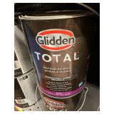 (6x) Glidden Total Exterior Paint and Primer: Satin, Neutral Base, 1 Gallon