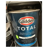 (4x) Glidden Total Interior Paint and Primer: Semi-Gloss, Neutral Base, 1 Gallon