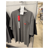 (3x) Milwaukee Short Sleeve Pocket T-Shirt: Gray, Size 2X, Odor Control