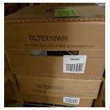 (8x) Glidden Total Exterior Paint and Primer: Flat, White, Case Box, 1 Gallon