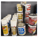 Zinsser Primers: Bulls Eye 1-2-3, Cover Stain, Covers Up Ceiling Paint, B-I-N, Mold Killing Primer