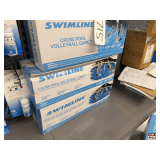 (3x) Swimline Cross Pool Volleyball Game
