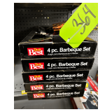 (5x) Do It Best 4-Piece Stainless Steel Barbeque Set