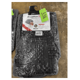 WeatherTech 4-Piece Trim-to-Fit Floor Mat Set, Black, #11AVMSB