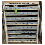 Allison Economy Cabinet Hardware Retail Display Rack with Assorted Knobs, Pulls & Hardware Inventory