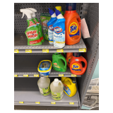 Laundry and Cleaning: Spray 'n Wash, Clorox Bleach Gel, Tide, Gain, OxiClean, OdoBan