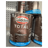 (11x) Glidden Total Exterior Paint and Primer: Semi-Gloss, Midtone Base, Quart Size