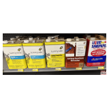 Solvents: Sunnyside Xylol, Sunnyside VM&P Naphtha, Sunnyside Antique Furniture Refinisher, Liquid Sandpaper