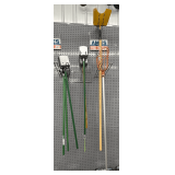 Yard Tools: Four Nut Harvesters | 60' Bow Rake | Fruit Picker