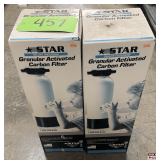 (2x) Water Filtration Systems Star Undersink Carbon Filter