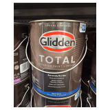 (8x) Glidden Total Exterior Paint and Primer: Semi-Gloss, Midtone Base, 1 Gallon