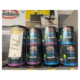 (14x) Glidden Total Interior Paint and Primer: Eggshell and Semi-Gloss, Quart Size