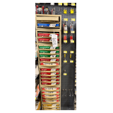 Hillman Electrical Hardware Display: Cable Clamps, Wire Terminals, Connectors, and Lamp Parts ( Includes Labeled Storage Bin )
