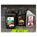 Assortment of Castrol 10W-40 Small Engine Oil, MAG 1 20W-50 Motor Oil & Lucas ATV/UTV 10W-40 Engine Oil