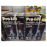 (2x) Pro-Lift Jack Stands, 3 Ton, #T-6903