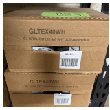 (8x) Glidden Total Exterior Paint and Primer: Satin, White, Case Box, 1 Gallon