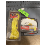 Erickson 3/4' x 14' Tow Rope 6,000 lb & 2' x 20' Recovery Strap 18,000 lb