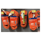 (8x) Heavy-Duty 25 ft Extension Cords (Do it Best 14/3 SJTW)