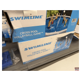(2x) Swimline Cross Pool Volleyball Game