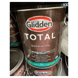 (5x) Glidden Total Exterior Paint and Primer: Flat, Neutral Base, 1 Gallon