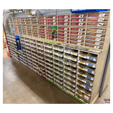 Massive Hardware Grouping: Hillman, Hex, Carriage, & Furniture Bolts, Socket Cap Screws, Pocket Screws, Knobs, Assorted Nuts & More ( Includes Labeled Bins)