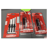 Milwaukee Countersink Drill Bit Set & Milwaukee Shockwave Drive Guide Bit Sets