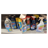 Glass Cleaners: Windex Original and Vinegar, Zep, Invisible Glass, Brillo, Sparkle, Glass Plus