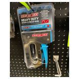(3x) Channel Lock Heavy Duty Staple/Brad Gun with 5/16' Heavy-Duty Staples, No. 4 Narrow Crown 1/4' to 9/16', No. 8 Brad Nails 9/16'