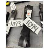 (9x) Stens 340-091 Mulching Blade: 16-5/8', Fits AYP 48' Deck