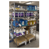 Chrome Wire Shelving Unit: 6 Tier, Rolling Casters