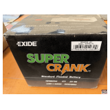 Exide Super Crank Standard Flooded Battery: 50-N18L-A3, Lawn and Garden