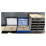 Locksmith Keying Kits: Kwikset Titan No. 271, Schlage 40-132, Amerock Pinning Kit, and Schlage Rekeying Cabinet with Tumblers and Tools