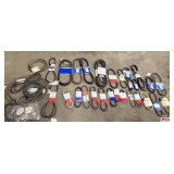 Replacement Drive Belts: Stens, Oregon, True Blue, and IH, Assorted Sizes