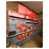Milwaukee Wall-Mount Retail Display Shelving: 3 Sections