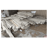 White PVC Vinyl Fence and Trim Boards: Assorted Sizes and Lengths