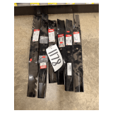 (6x) Oregon Mower Blades: 96-607, 91-525, 94-128, 91-713, and 91-071, Assorted Fits