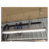 Diamond Plate Hanging Light Fixture: Chain Suspended, Shop Style