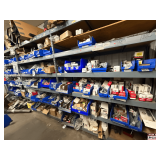 Gray Steel Industrial Shelving: 5 Tier, 3 Sections