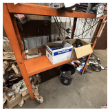 Two- Tier Metal Shop Table | Orange